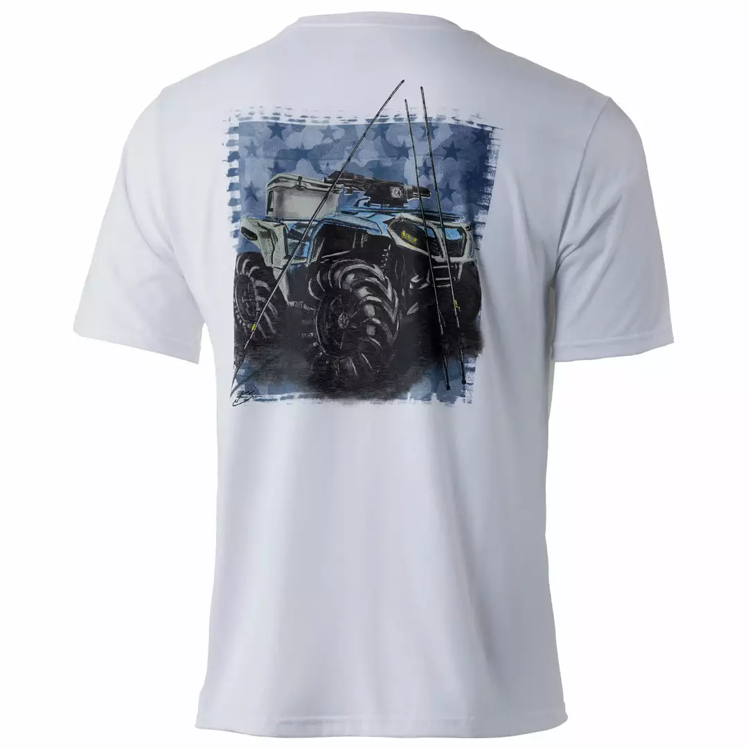 Huk KC 4 Wheel Rod Rack Tee 3 Huk KC 4 Wheel Rod Rack Tee