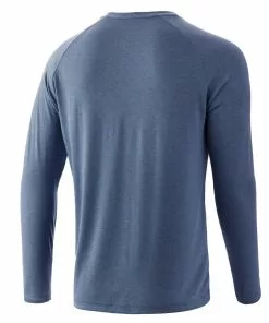 Mens Huk Waypoint Long Sleeve Shirt