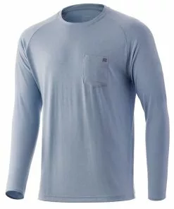 Mens Huk Waypoint Long Sleeve Shirt