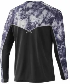 Mens Huk Icon X Mossy Oak Fracture Long Sleeve