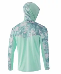 Mens Huk Icon X Mossy Oak Fracture Hoodie