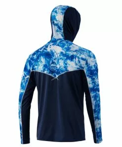 Huk Icon X Mossy Oak Fracture Hoodie Mens