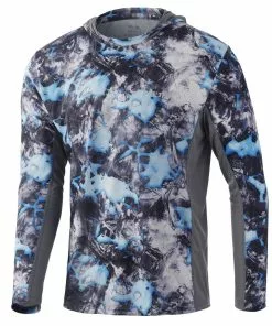 Huk Icon X Mossy Oak Fracture Hoodie Mens