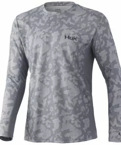 Huk Icon X Running Lakes Long Sleeve Mens