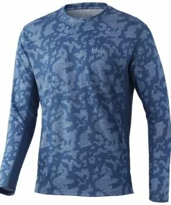 Mens Huk Icon X Running Lakes Long Sleeve
