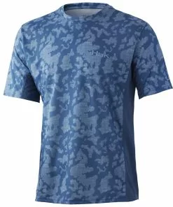 Huk Icon X Running Lakes Short Sleeve Mens