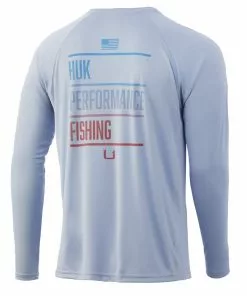 Huk Americana Pursuit Long Sleeve Mens