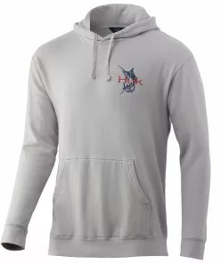 Mens Huk Angry Marlin Cotton Hoodie