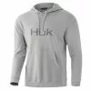 Huk Logo Cotton Hoodie Keon Johnson