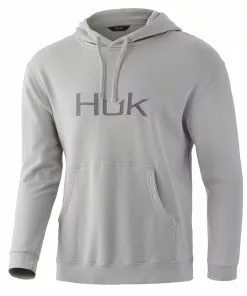 Huk Logo Cotton Hoodie Keon Johnson