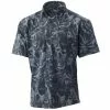 Mens Huk Kona Ocean Palm Button-Down