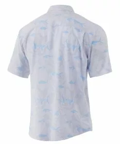 Huk Kona Ocean Palm Button-Down Mens