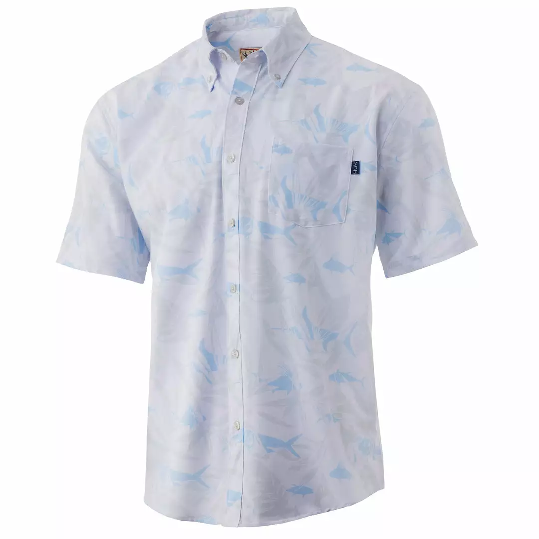 Huk Kona Ocean Palm Button-Down Mens 3 Huk Kona Ocean Palm Button-Down Mens