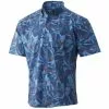 Huk Kona Ocean Palm Button-Down Mens