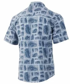 Huk Kona Stamped Button-Down Mens