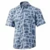 Huk Kona Stamped Button-Down Mens 2 Huk Kona Stamped Button-Down Mens