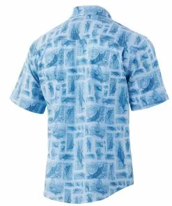 Mens Huk Kona Stamped Button-Down