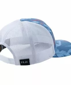 Mens Huk Ocean Palm Trucker Cap