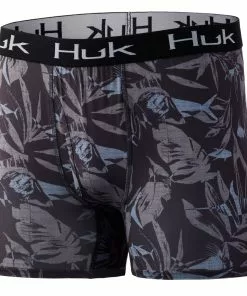 Mens Huk Ocean Palm Boxer Brief