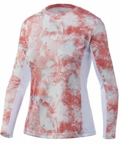Huk Womens Icon X Mossy Oak Fracture Long Sleeve
