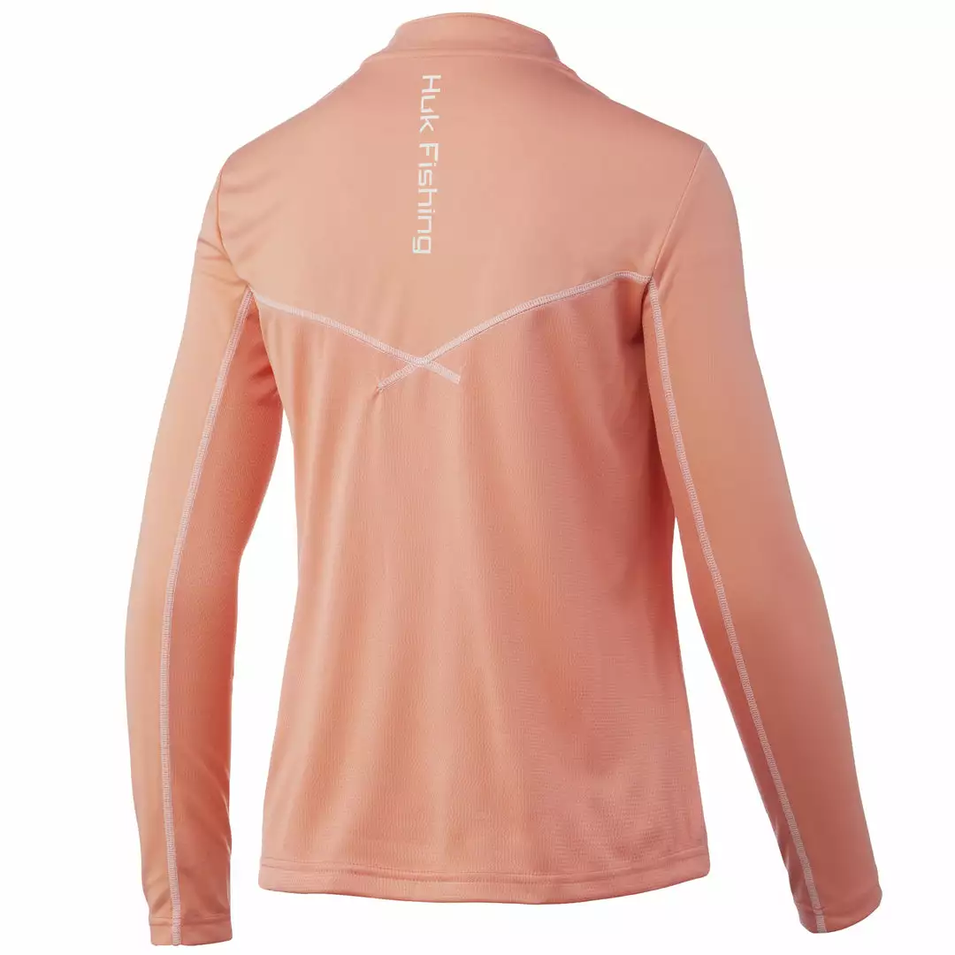 Huk Womens Icon X 1/4 Zip 4 Huk Womens Icon X 1/4 Zip