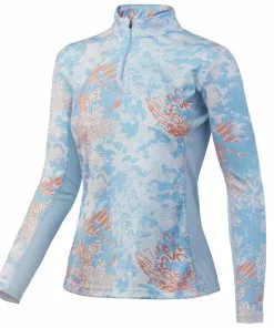 Huk Womens Icon X Tide Change 1/4 Zip