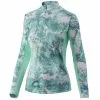 Huk Womens Icon X Mossy Oak Fracture 1/4 Zip