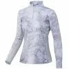 Huk Womens Icon X Mossy Oak Fracture 1/4 Zip