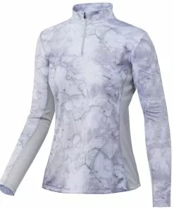 Huk Womens Icon X Mossy Oak Fracture 1/4 Zip