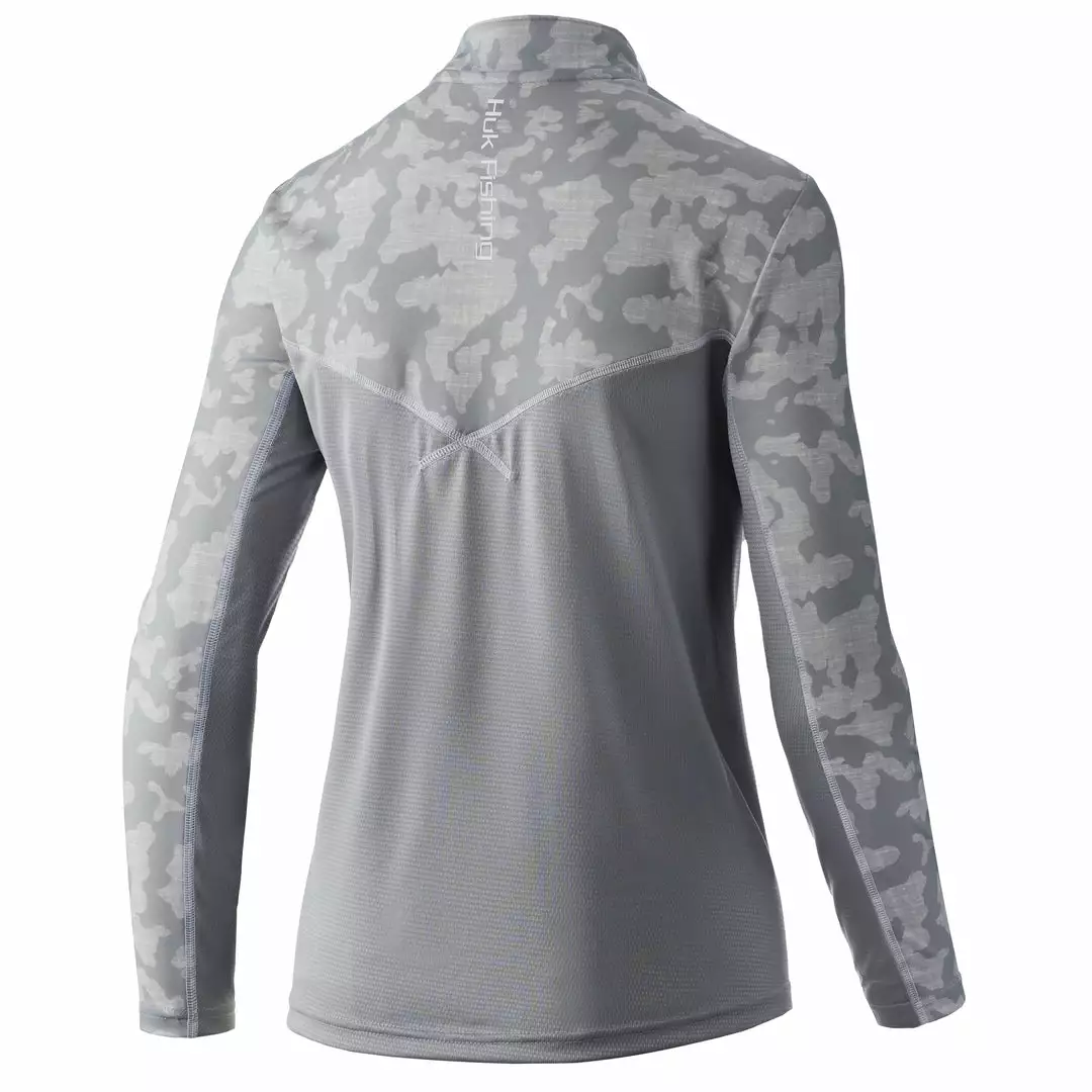 Huk Womens Icon X Running Lakes 1/4 Zip 4 Huk Womens Icon X Running Lakes 1/4 Zip