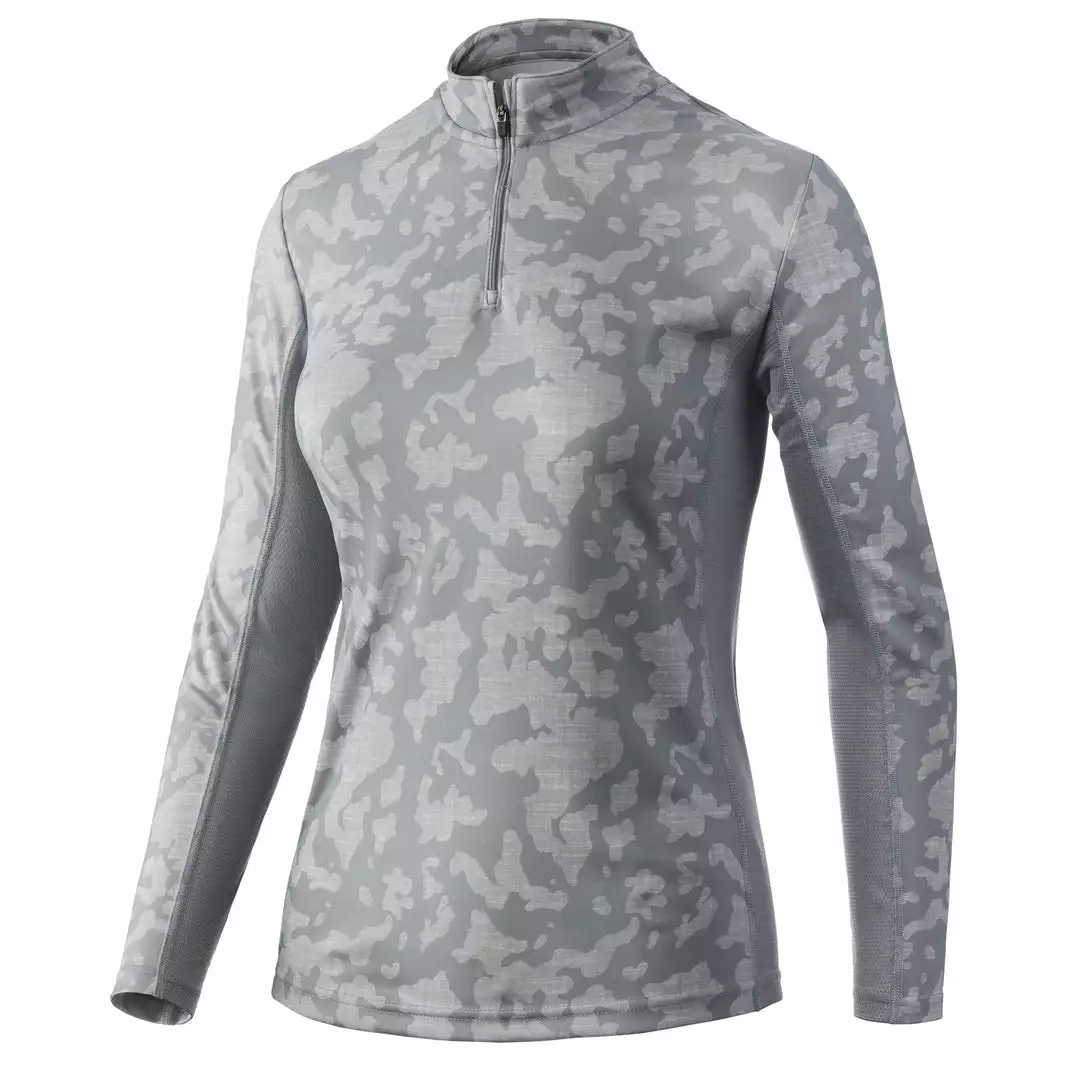 Huk Womens Icon X Running Lakes 1/4 Zip 3 Huk Womens Icon X Running Lakes 1/4 Zip