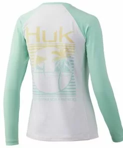 Huk Womens Marlin Palm Horizon Double Header