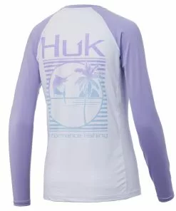 Huk Womens Marlin Palm Horizon Double Header