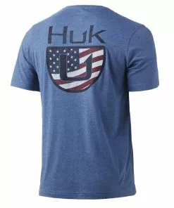 Mens Huk Americana Wave Tee