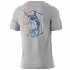 Mens Huk Angry Marlin Tee