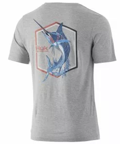 Mens Huk Angry Marlin Tee