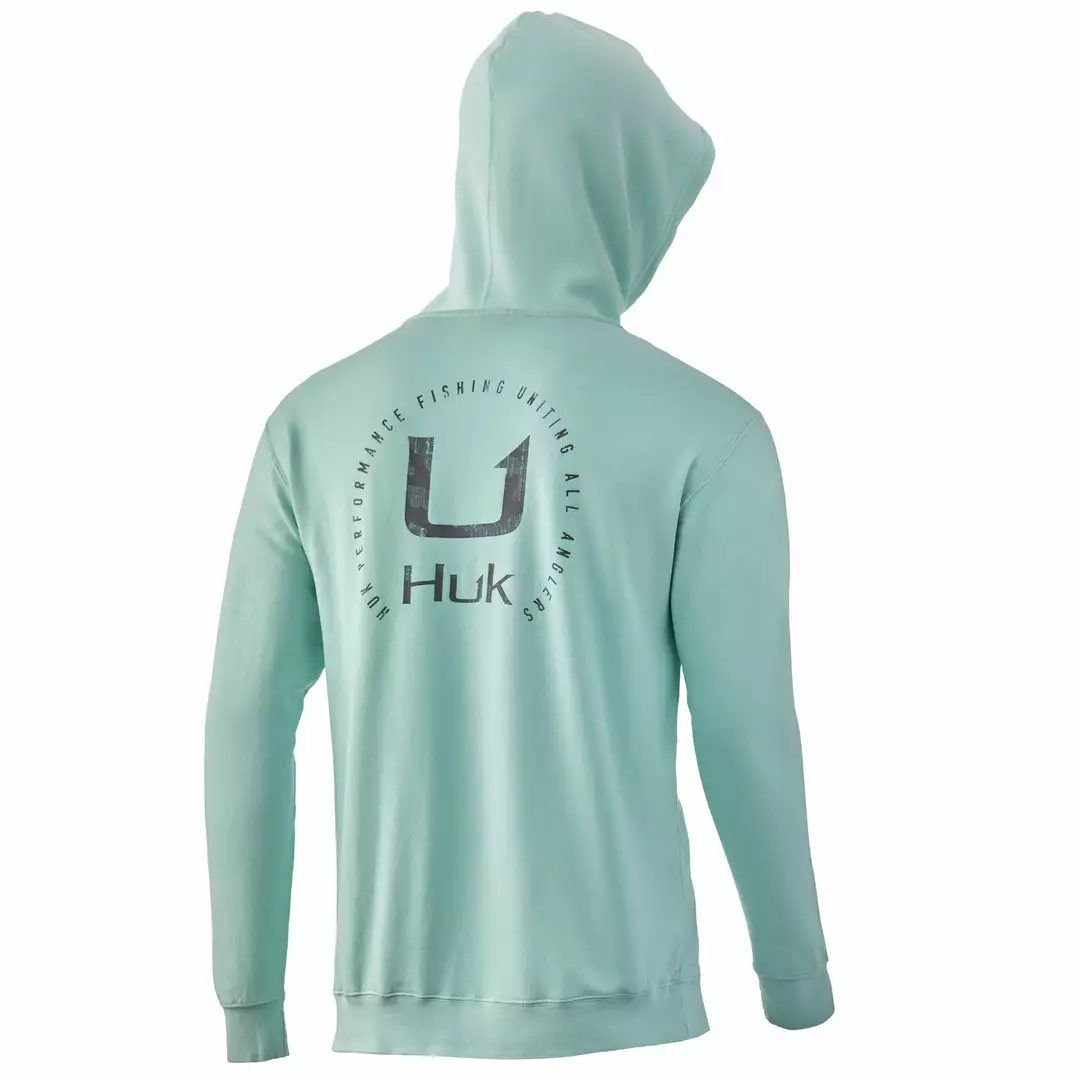 Mens Huk Camo Fill Logo Cotton Hoodie 3 Mens Huk Camo Fill Logo Cotton Hoodie