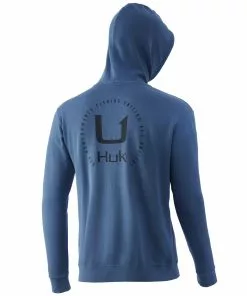 Huk Camo Fill Logo Cotton Hoodie