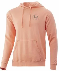 Huk Camo Fill Logo Cotton Hoodie