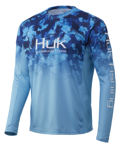 Huk Icon X Refraction Fade Shirt MENS