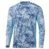Mens Huk Icon X Mossy Oak Fracture Long Sleeve