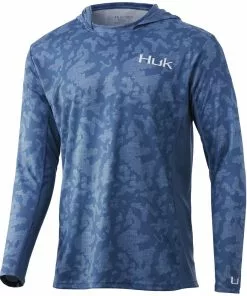 Mens Huk Icon X Running Lakes Hoodie