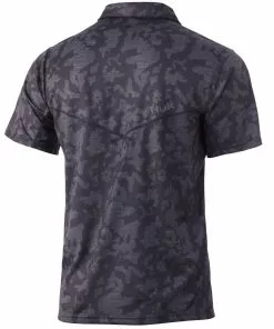 Huk Gear Mens Huk Icon X Running Lakes Polo