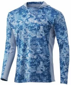 Mens Huk Icon X Tide Change Hoodie