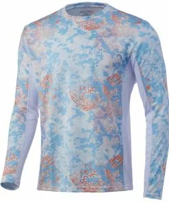 Mens Huk Icon X Tide Change Long Sleeve