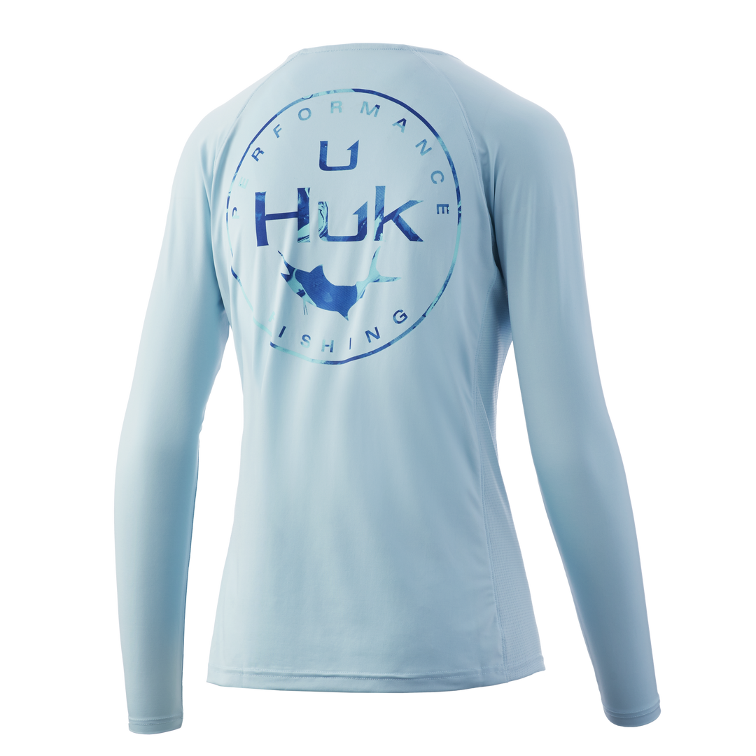 Huk Womens Marlin Badge Pursuit Graphic 3 Huk Womens Marlin Badge Pursuit Graphic