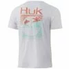NEW Huk Marlin Palm Horizon Tee