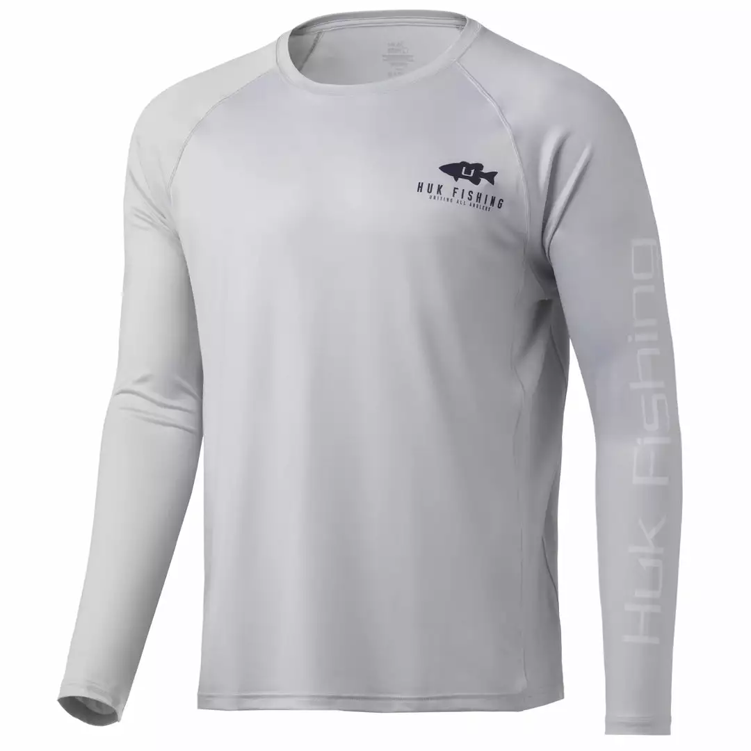 Mens Huk Sunset Bass Pursuit Long Sleeve 4 Mens Huk Sunset Bass Pursuit Long Sleeve