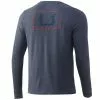 Huk Long Sleeve United Pocket Tee