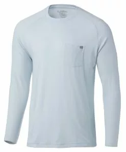 Mens Huk Waypoint Long Sleeve Shirt